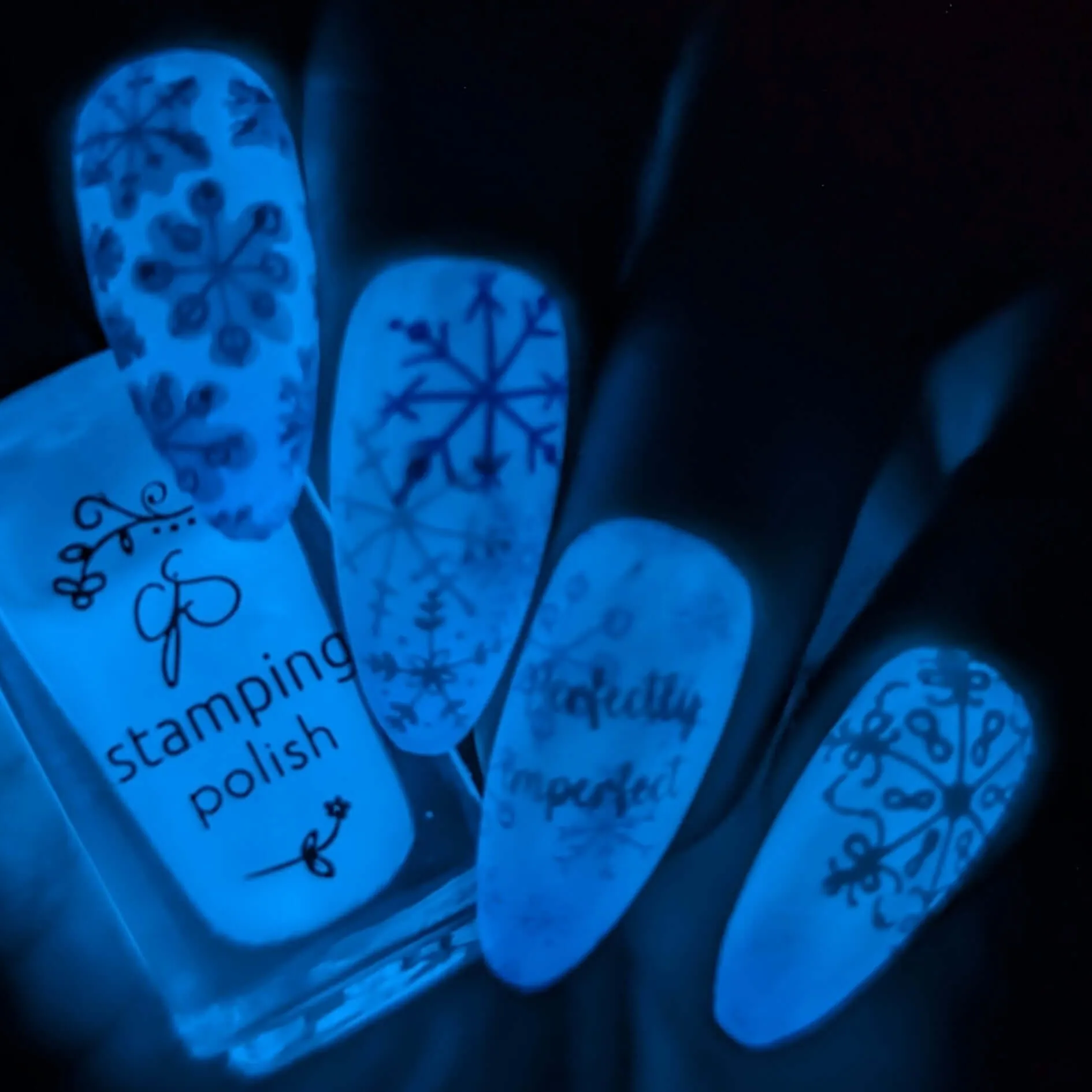 Perfectly Imperfect (CjS-328) Steel Nail Art Layered Stamping Plate