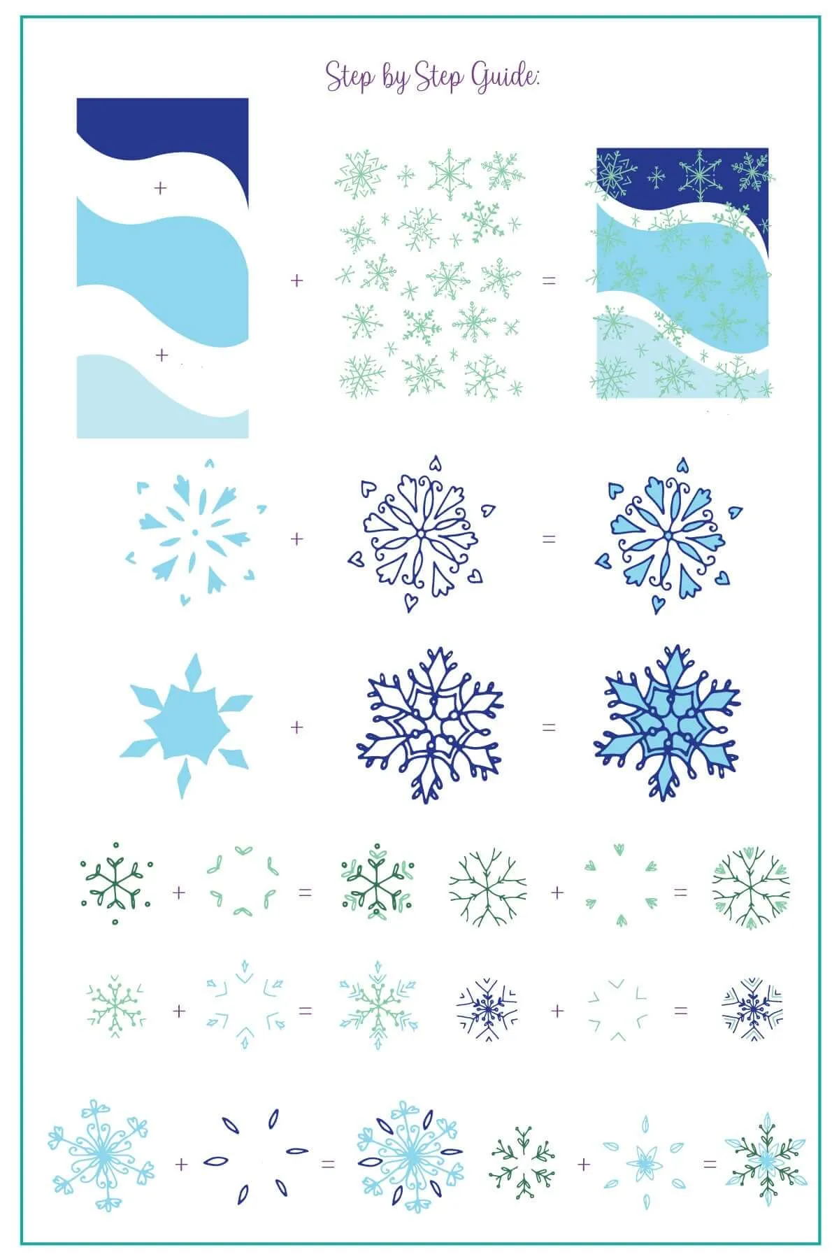Perfectly Imperfect (CjS-328) Steel Nail Art Layered Stamping Plate