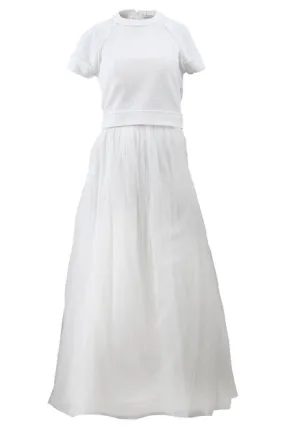 Pullover With Strapless Tulle Gown