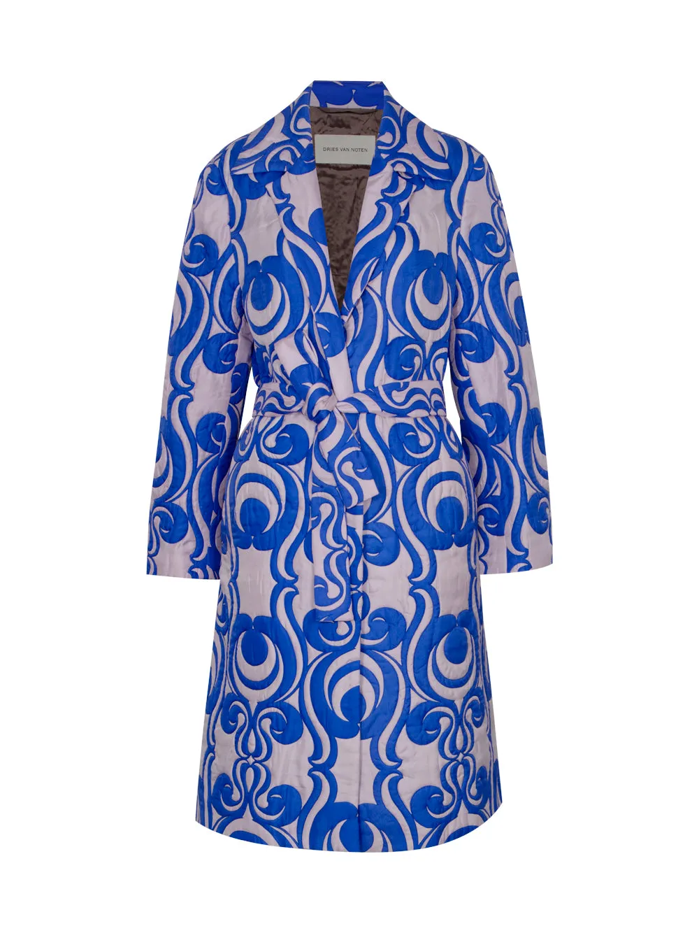 Roltas Silk Twill Coat (Blue)