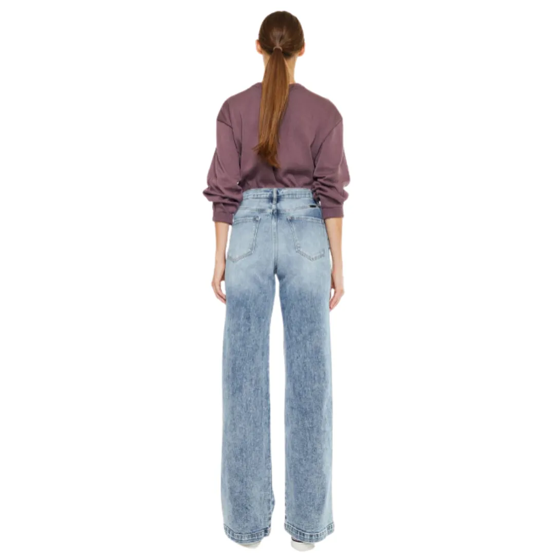 Roxana Ultra High Rise 90's Flare Jeans - KC7889M-OP