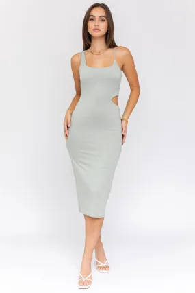 Sage Cut Out Dress
