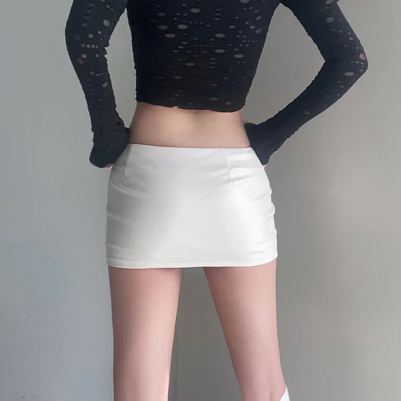 Sexy Low Waist Bodycon Mini Skirt