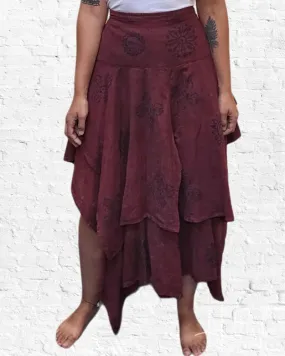 Shasta Skirt Burgundy