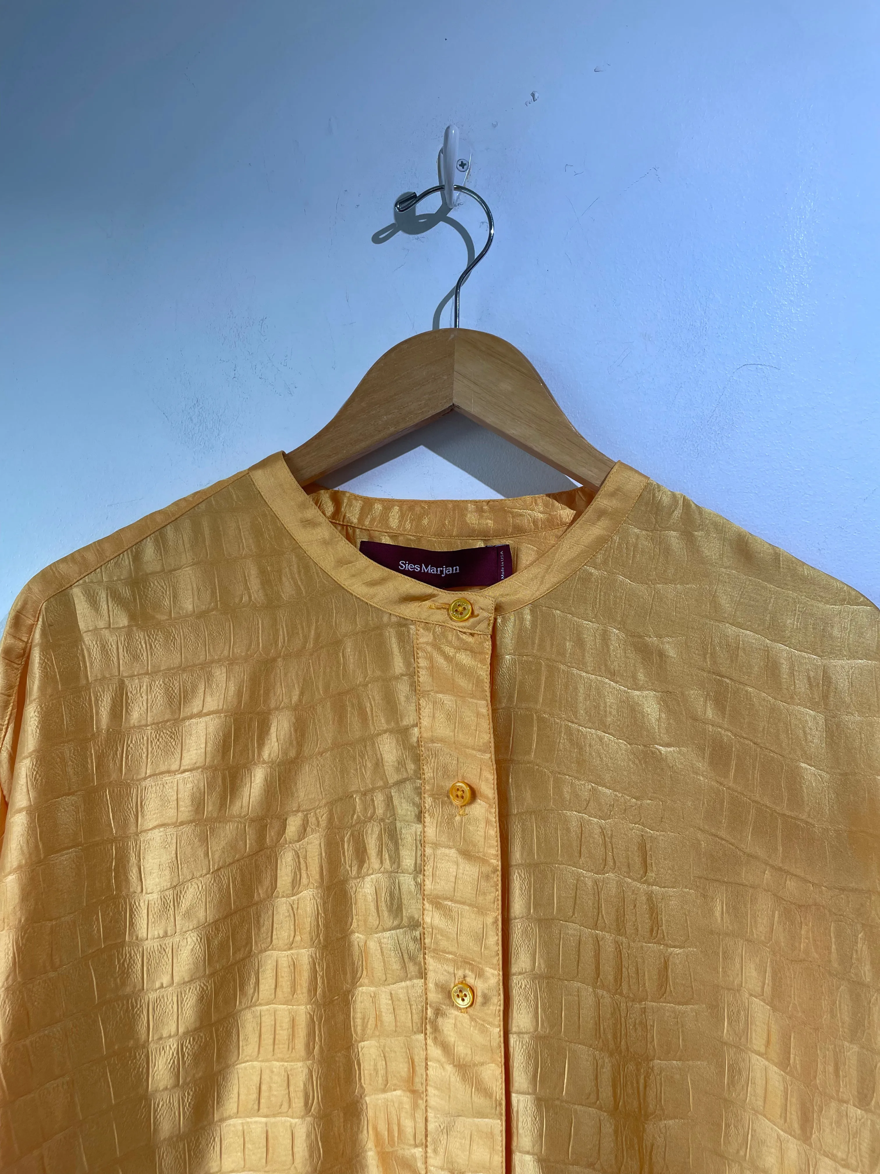 Sies Marjan Yellow Textured Dress
