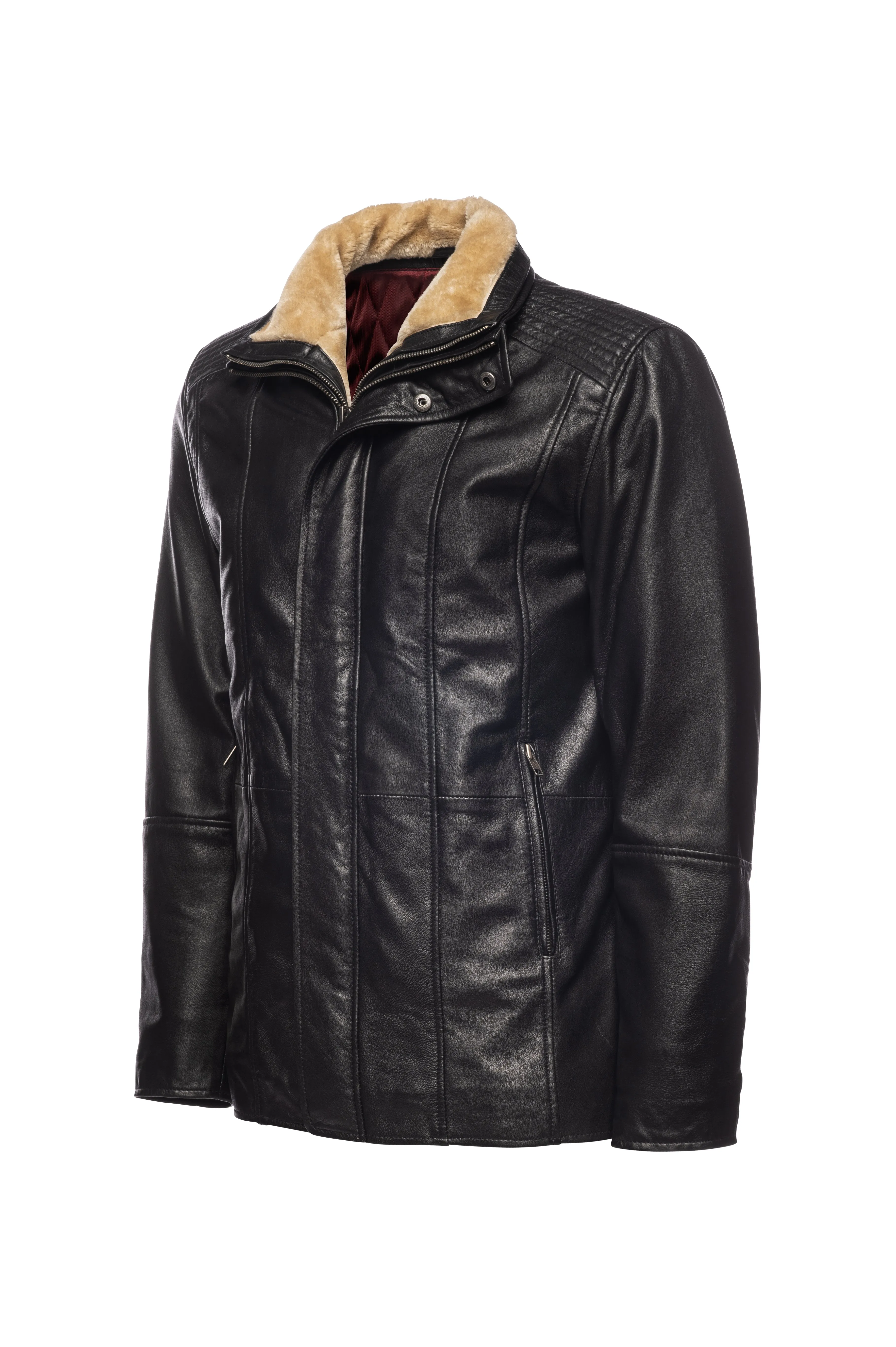 Signature Luxury Leather Coat