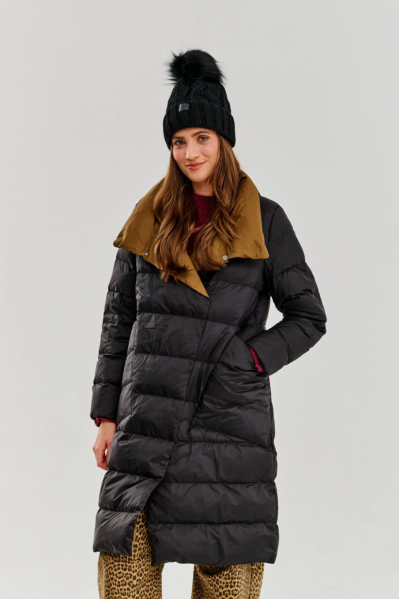 Silent Wood double-sided winter coat