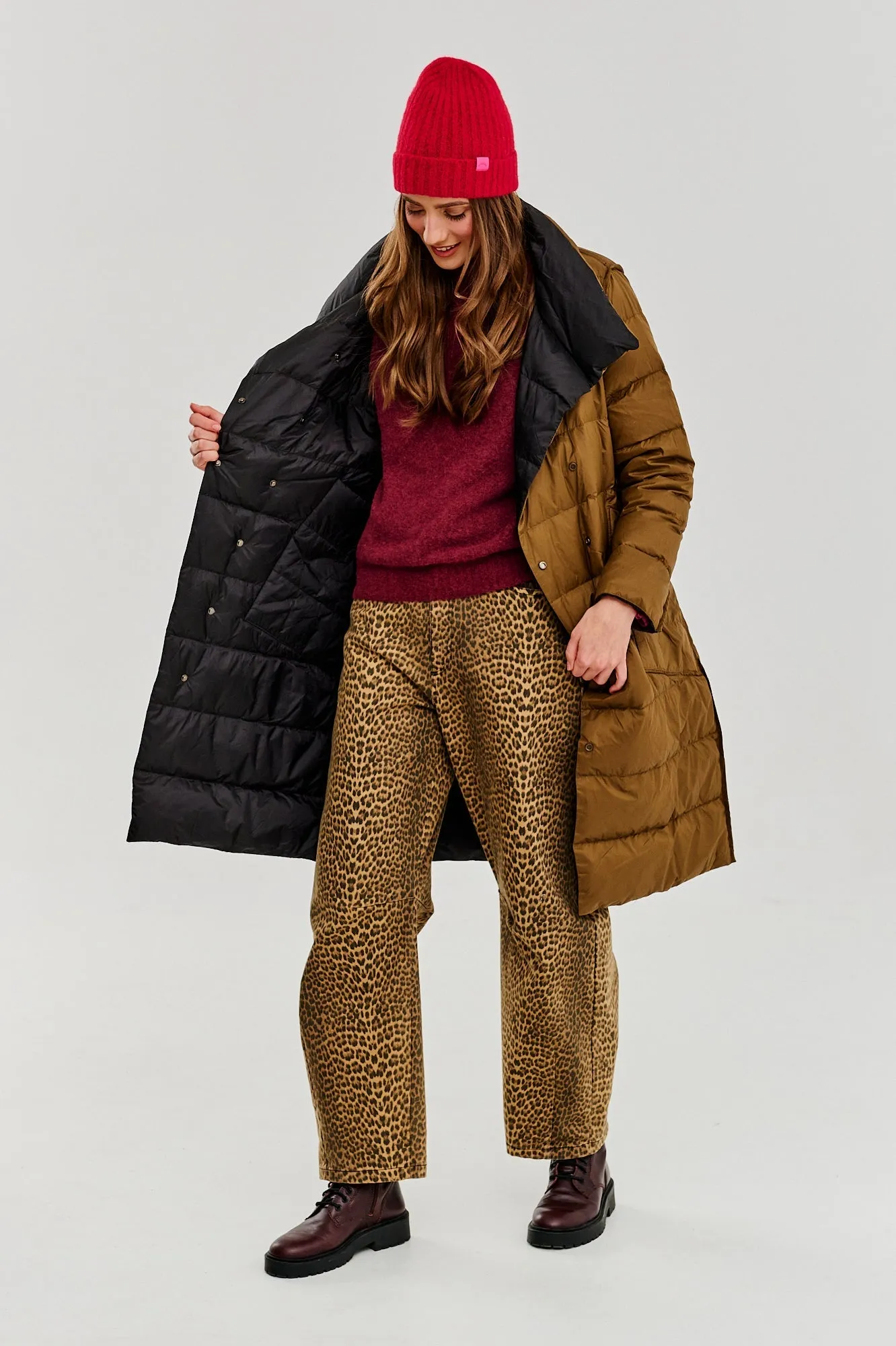 Silent Wood double-sided winter coat