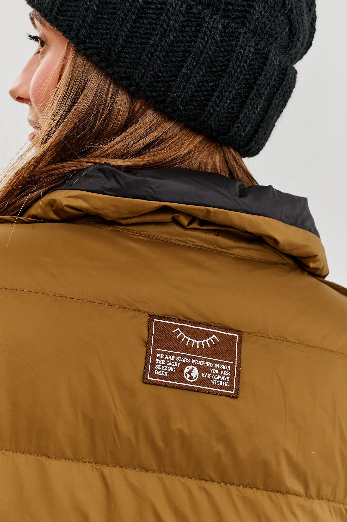 Silent Wood double-sided winter coat