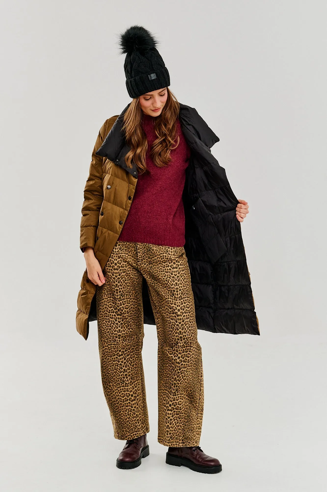 Silent Wood double-sided winter coat