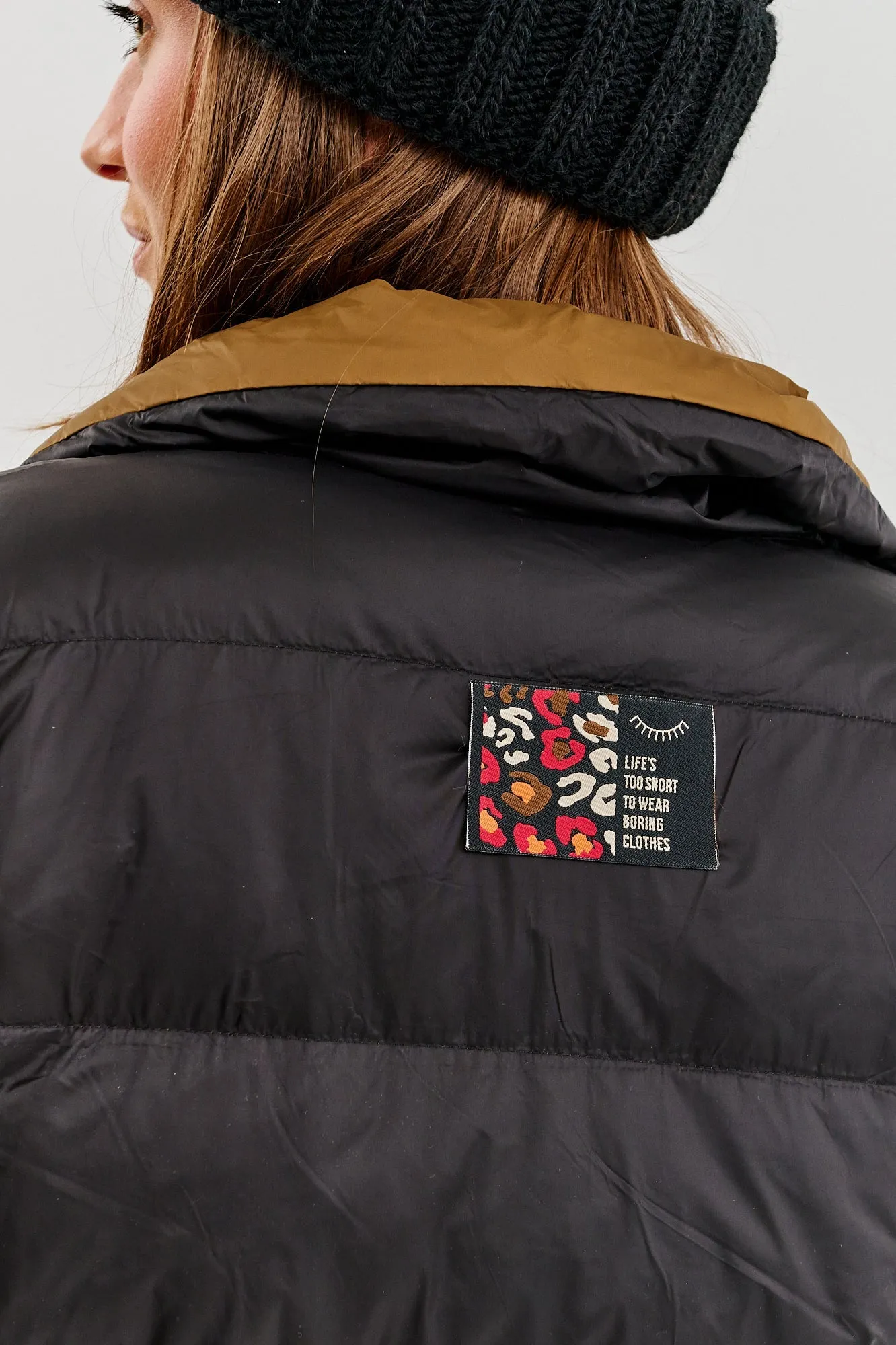 Silent Wood double-sided winter coat