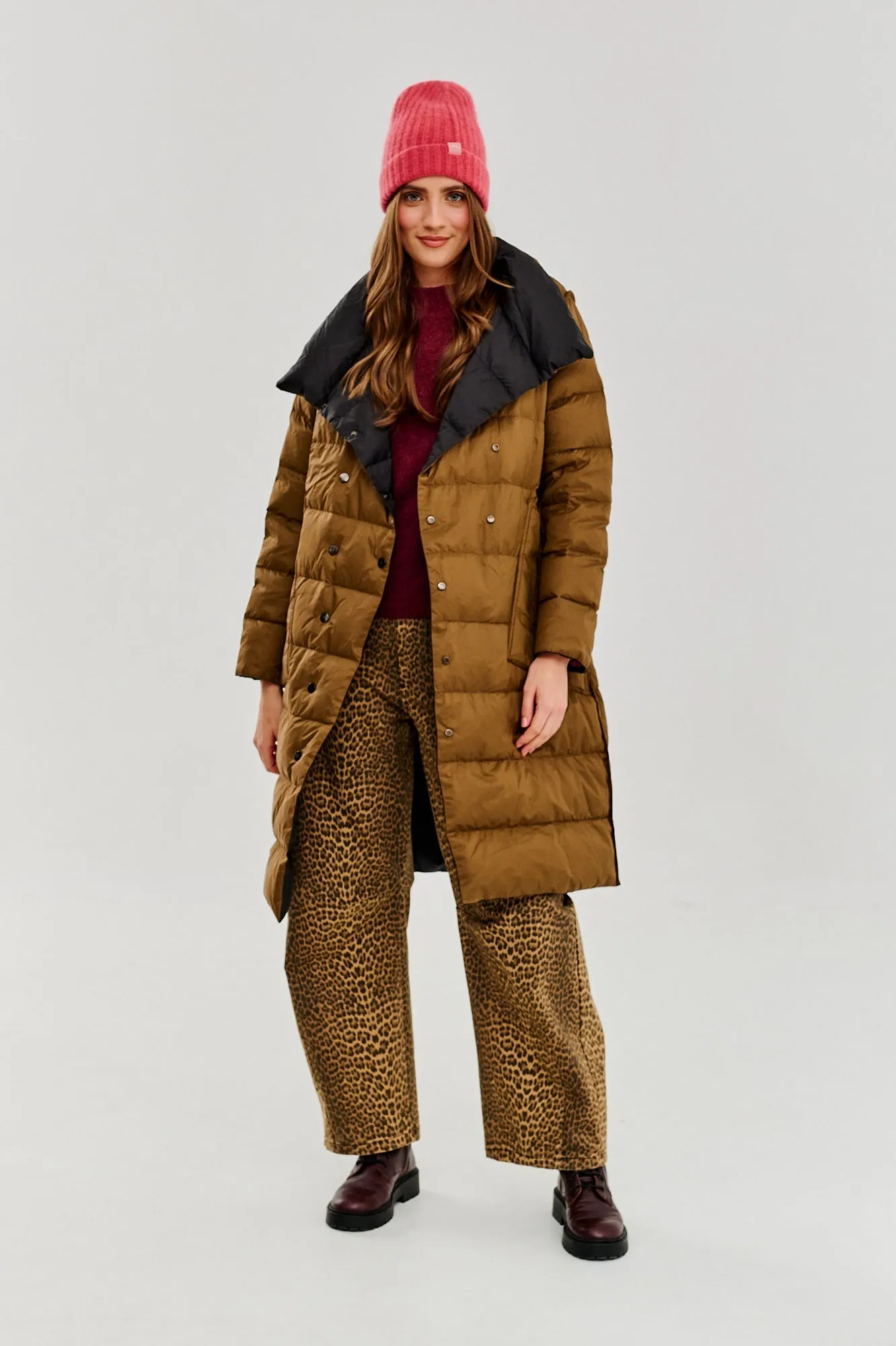 Silent Wood double-sided winter coat