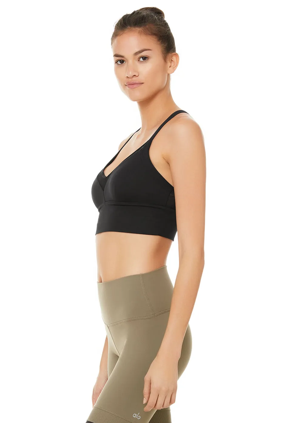 Sneak Long Bra - Black