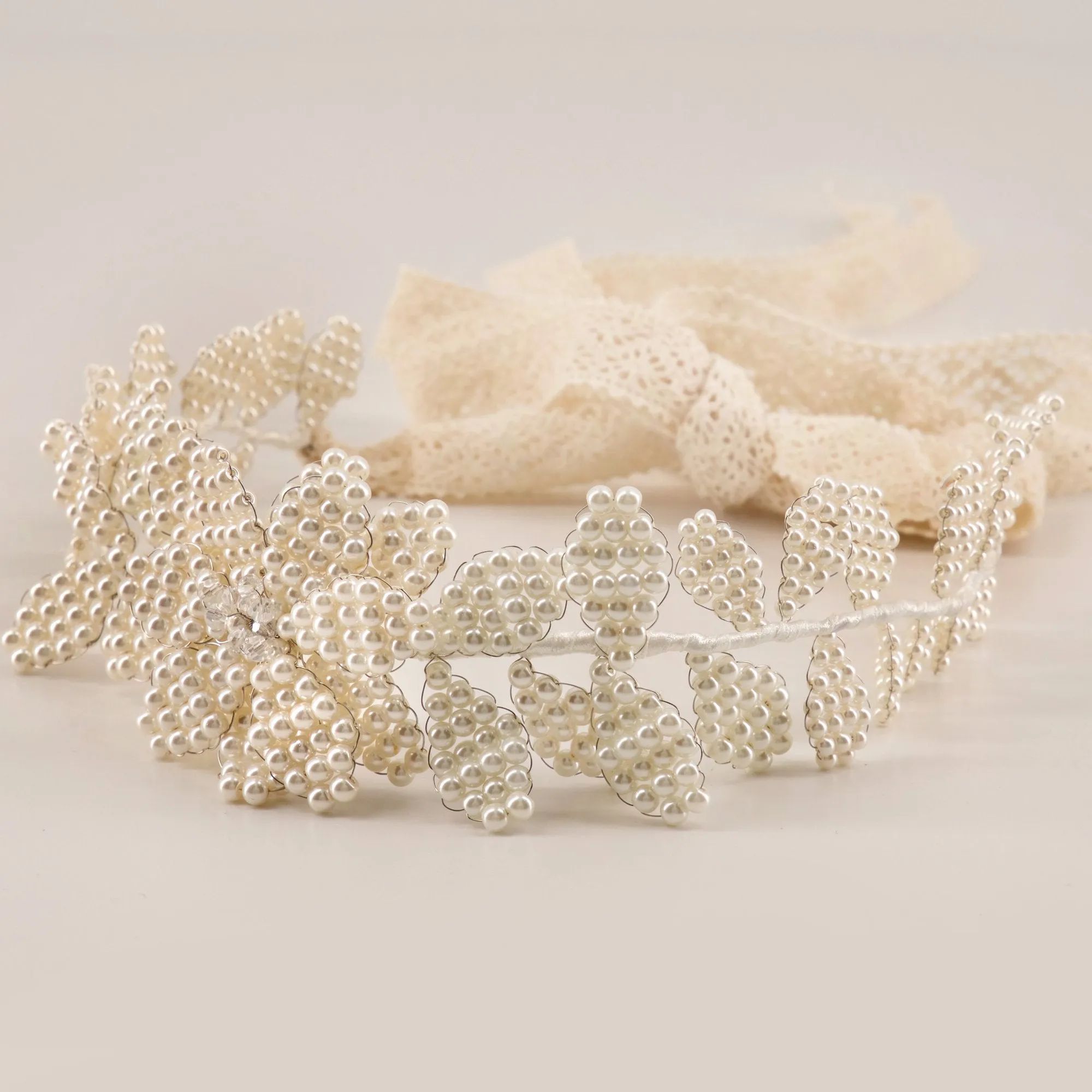 Snowflake Pearl Garland