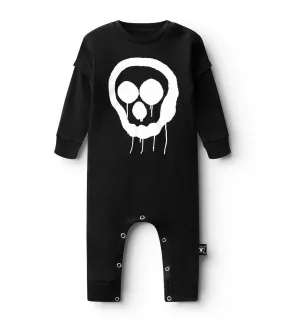 soft droopy skull overall