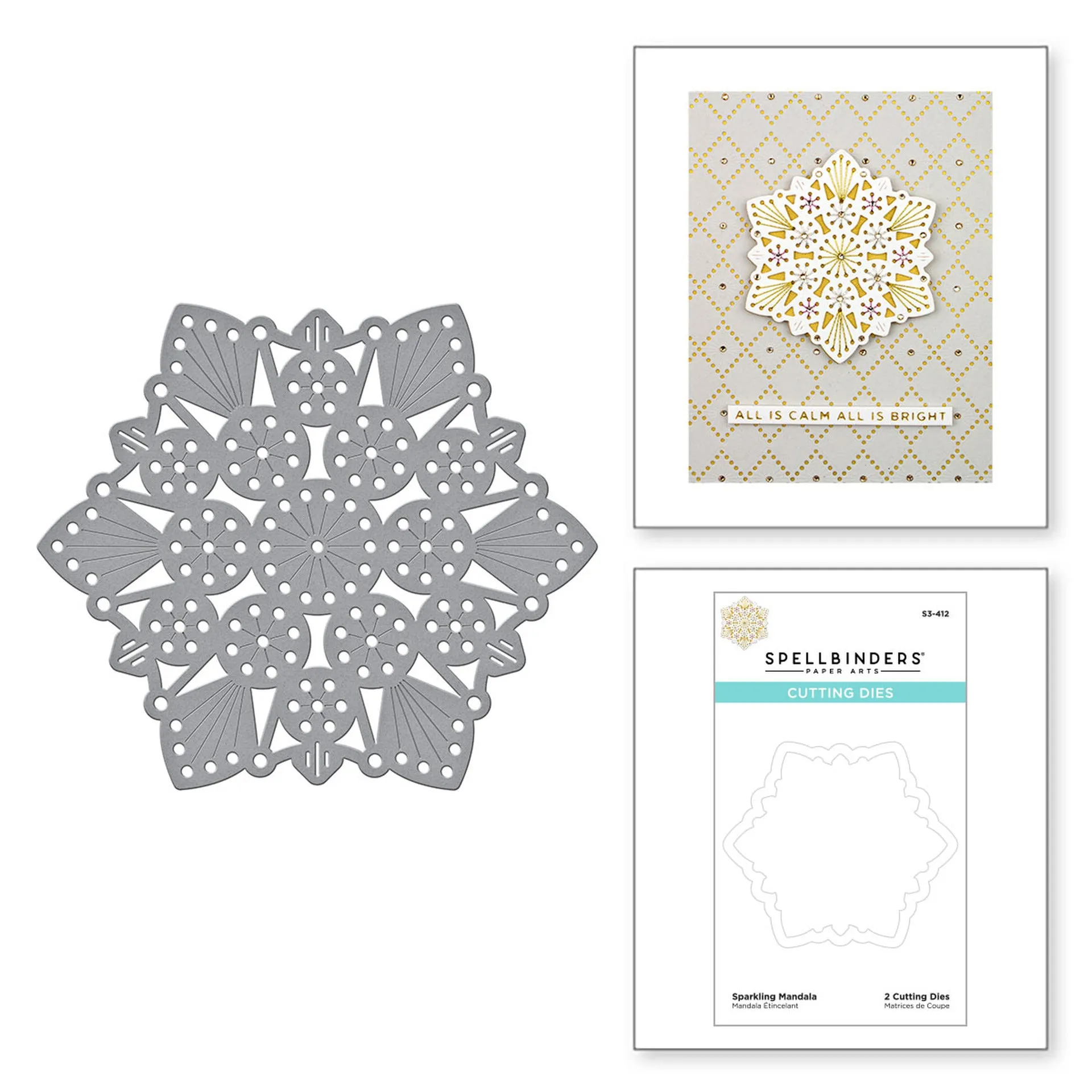 Spellbinders-Sparkling Mandala-Die Set