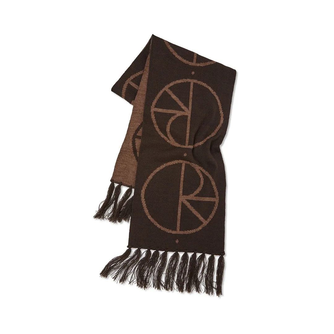 Stroke Logo Scarf - Brown