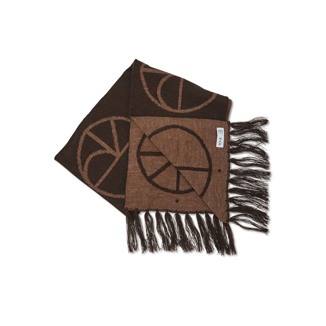 Stroke Logo Scarf - Brown