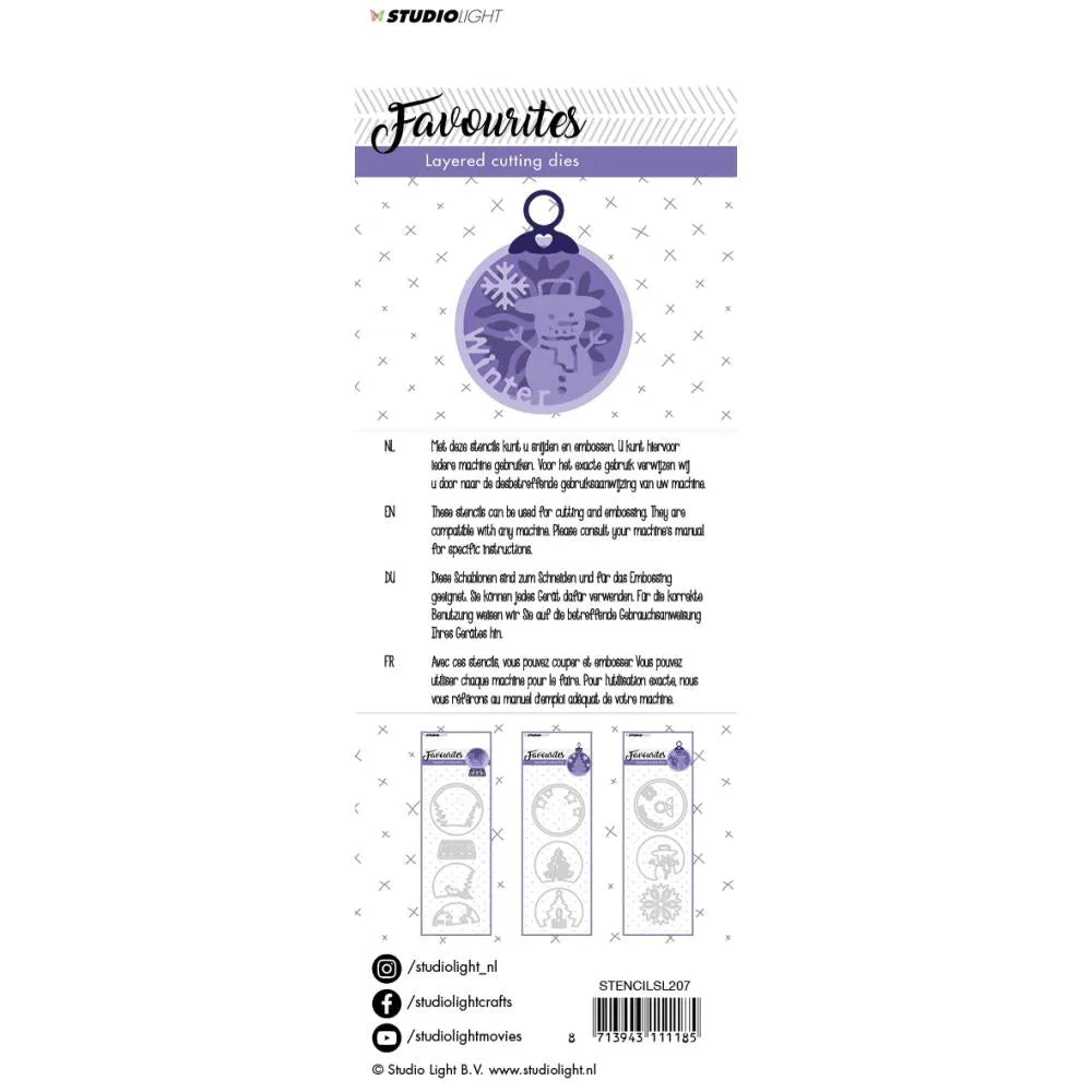 Studio Light - Favourites Layered Cutting & Embossing Die NR. 207*