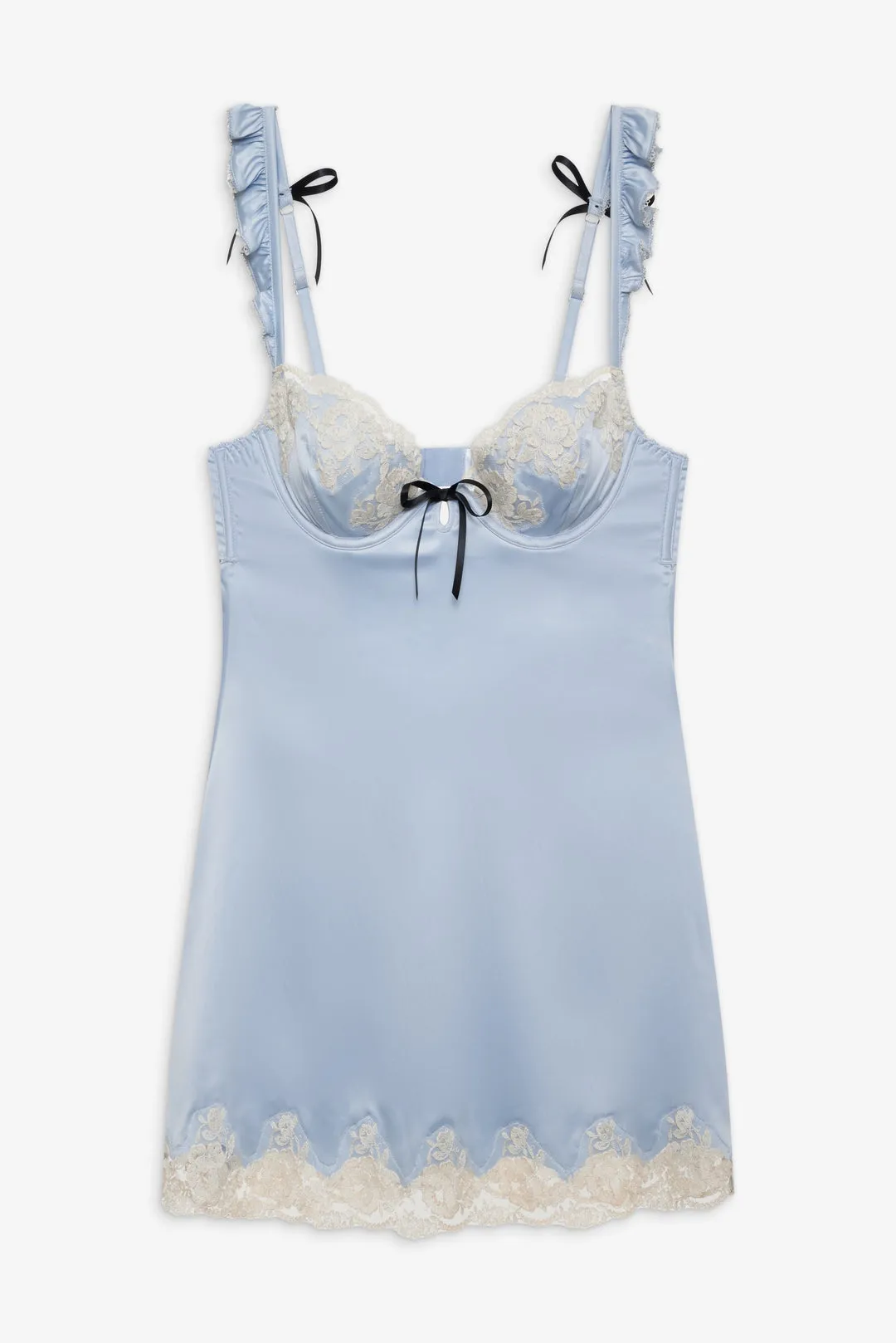 Sweetheart Satin Slip Dress