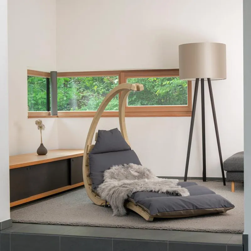 Swing Lounger - Anthracite / Taupe