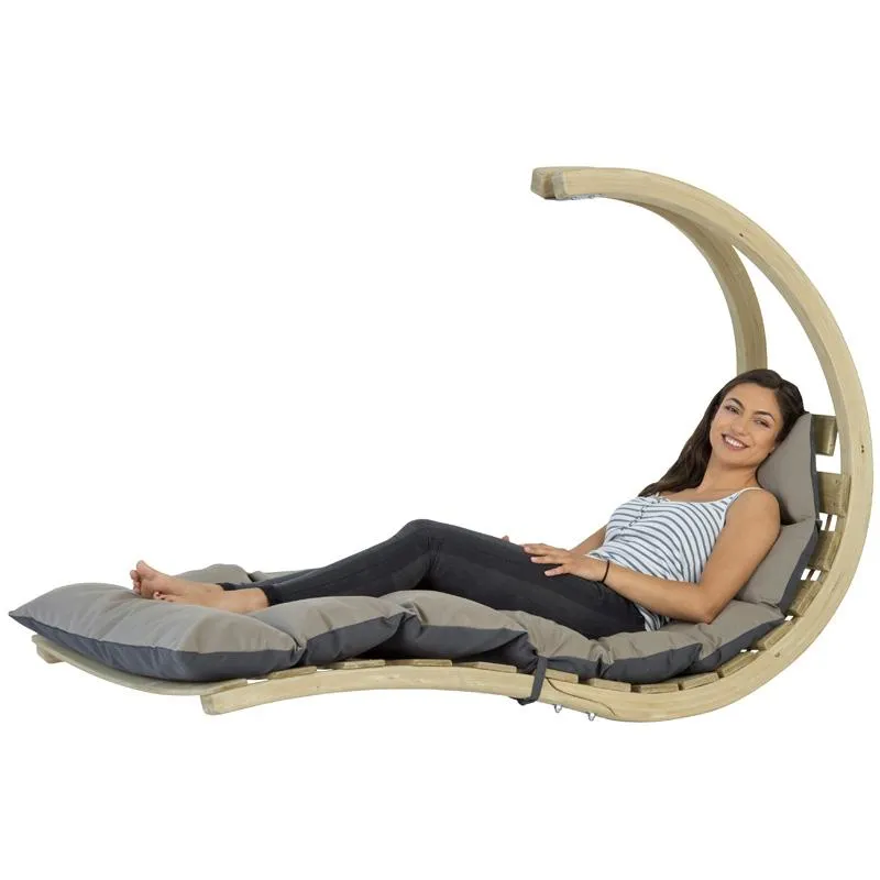 Swing Lounger - Anthracite / Taupe