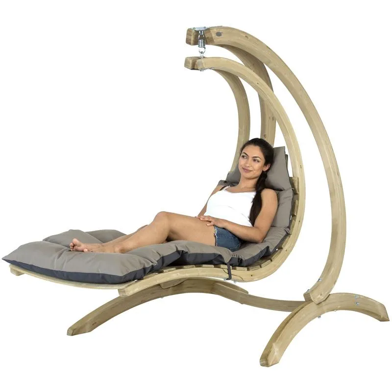 Swing Lounger - Anthracite / Taupe