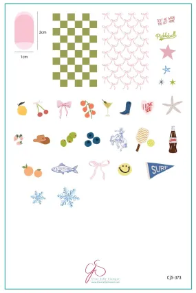 Text Me When You Get Home (CjS-373) Steel Nail Art Layered Stamping Plate