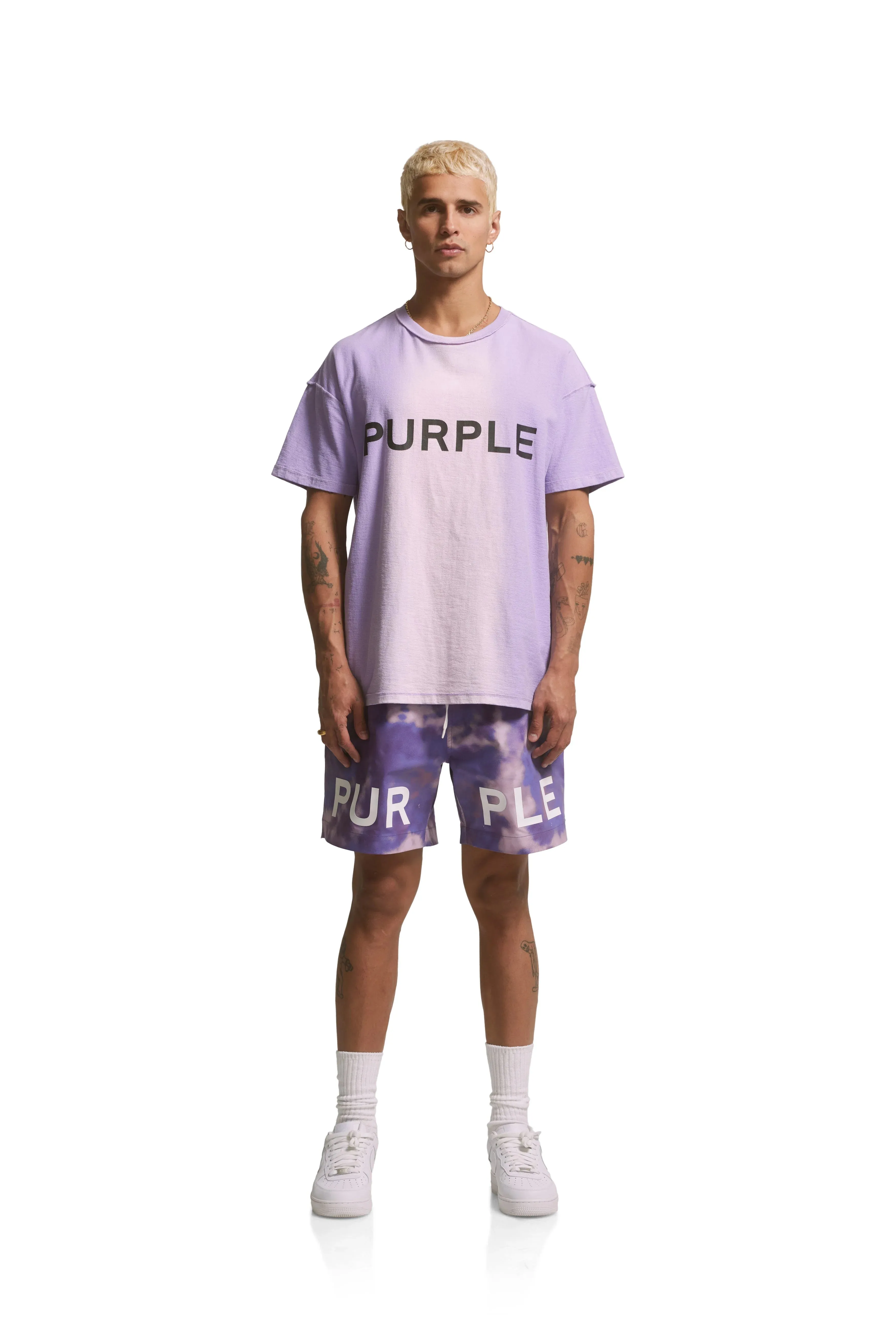 Texured Jersey Inside out Tee Lavender - PP101JLCT223