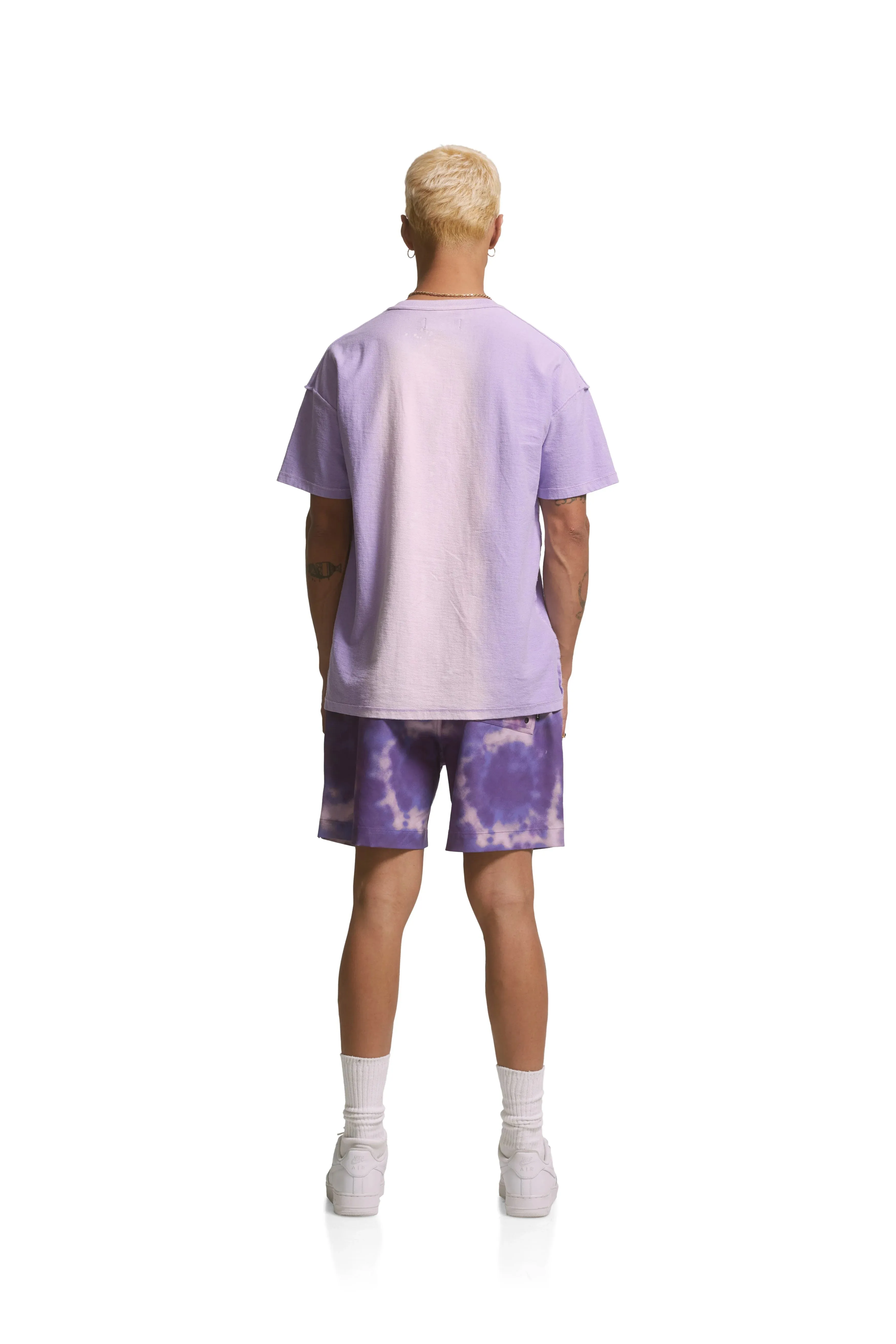 Texured Jersey Inside out Tee Lavender - PP101JLCT223