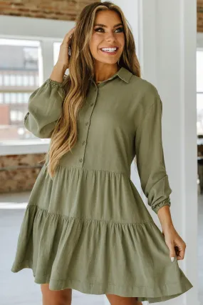 Thompson Pleated Shirt Dress | DROPSHIP