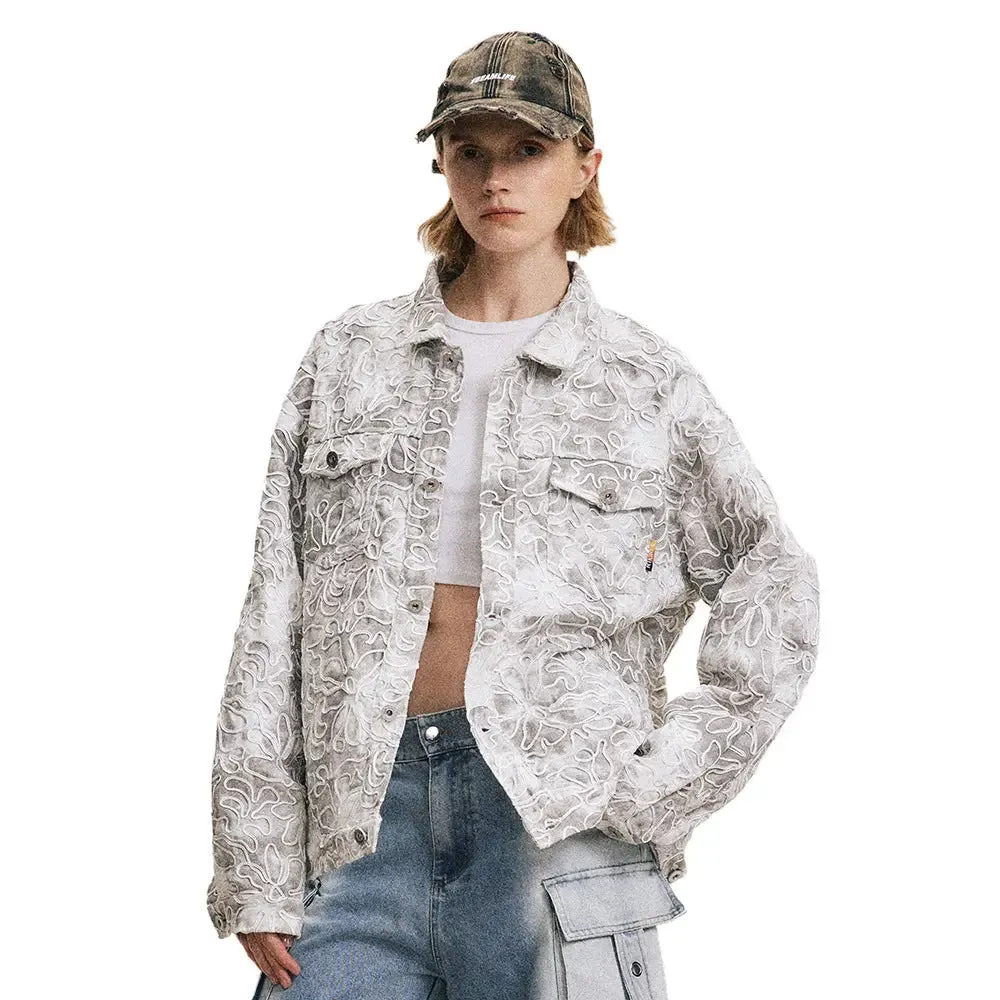 Tie Dye Gradient Street Jacket