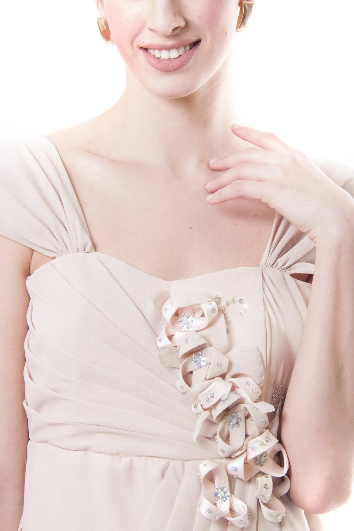 WD05 - MADE-TO-ORDER - Filipiniana Layered Chiffon Gown