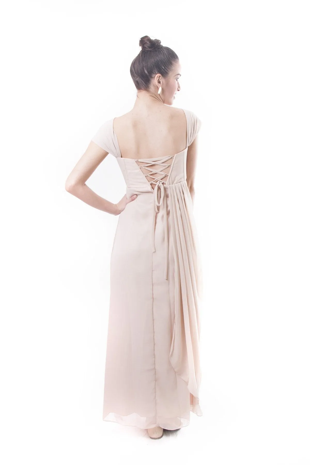 WD05 - MADE-TO-ORDER - Filipiniana Layered Chiffon Gown