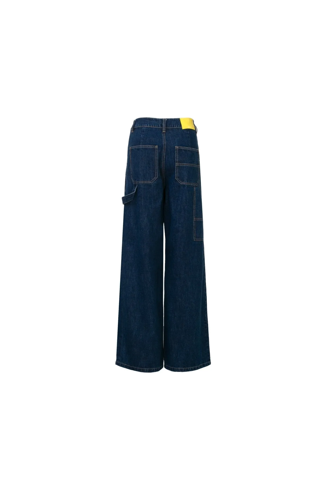 Wide-Leg Jeans Blue