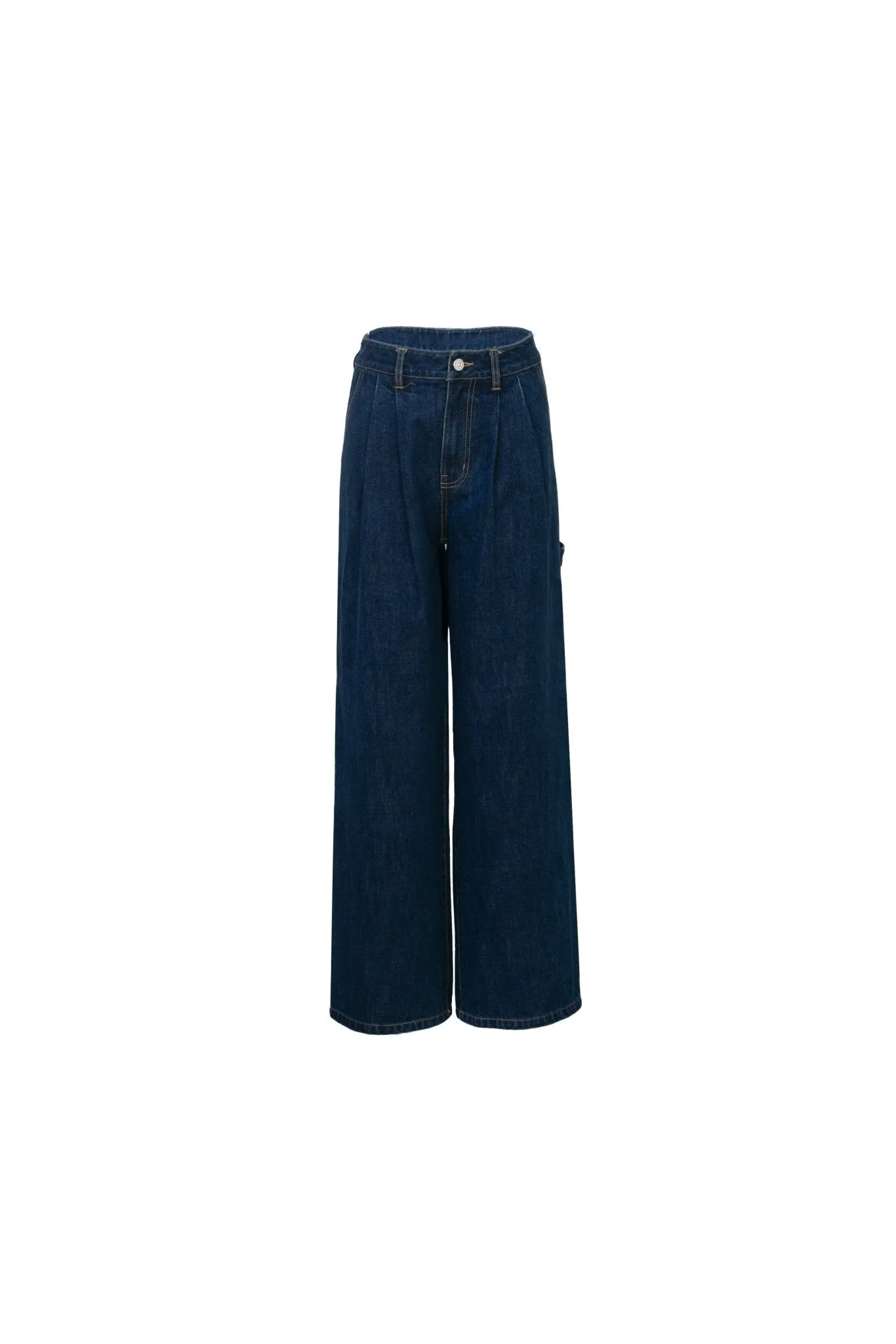 Wide-Leg Jeans Blue