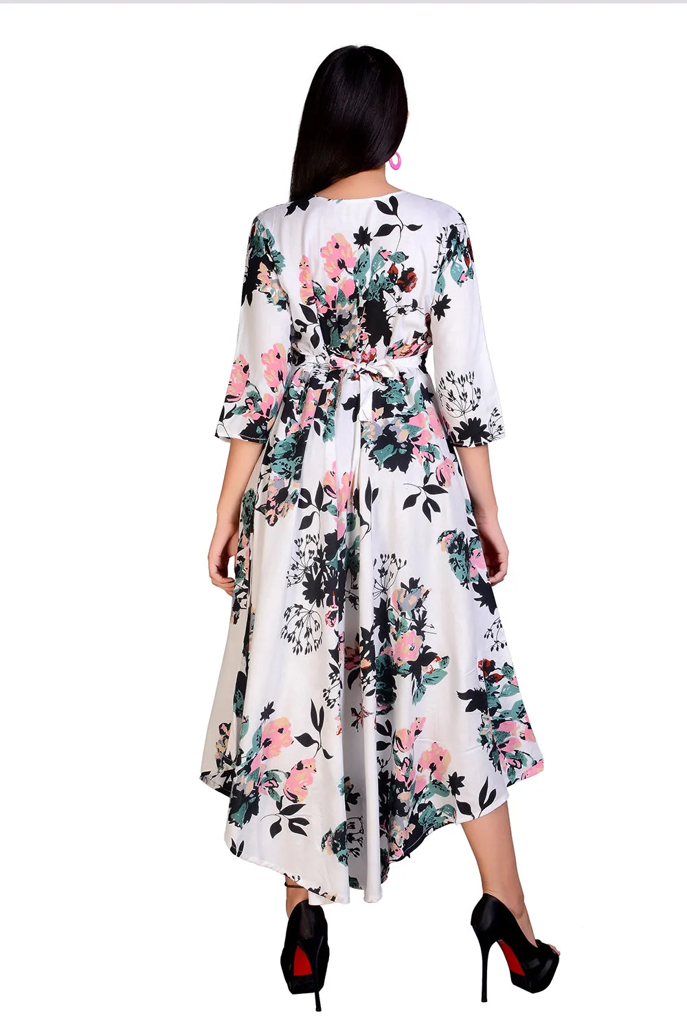 Women Ethnic Printed Long Maxi Dress