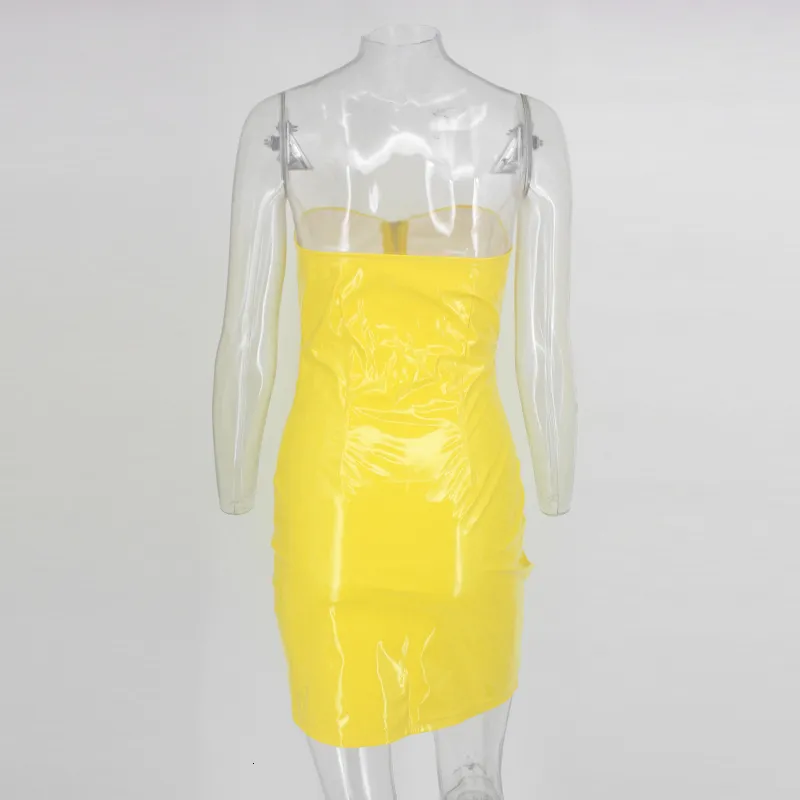 Women's Summer Off-Shoulder Leather A-Line Sheath Dress