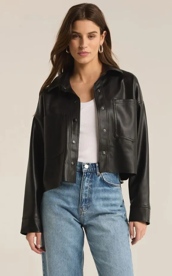 ZSUPPLY All Day Faux Leather Jacket
