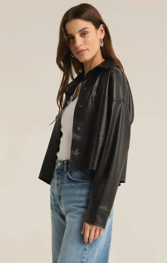 ZSUPPLY All Day Faux Leather Jacket
